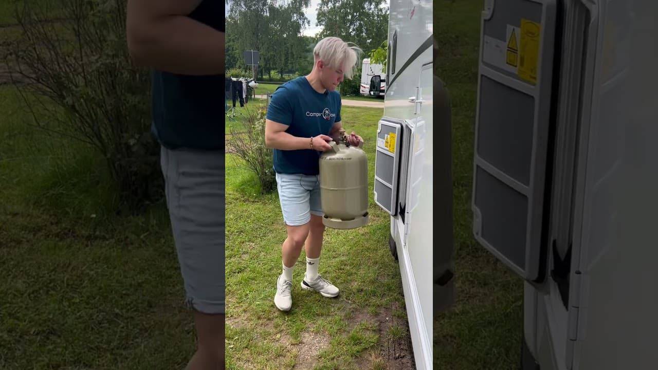 Gasflasche am Camper wechseln I CamperOase