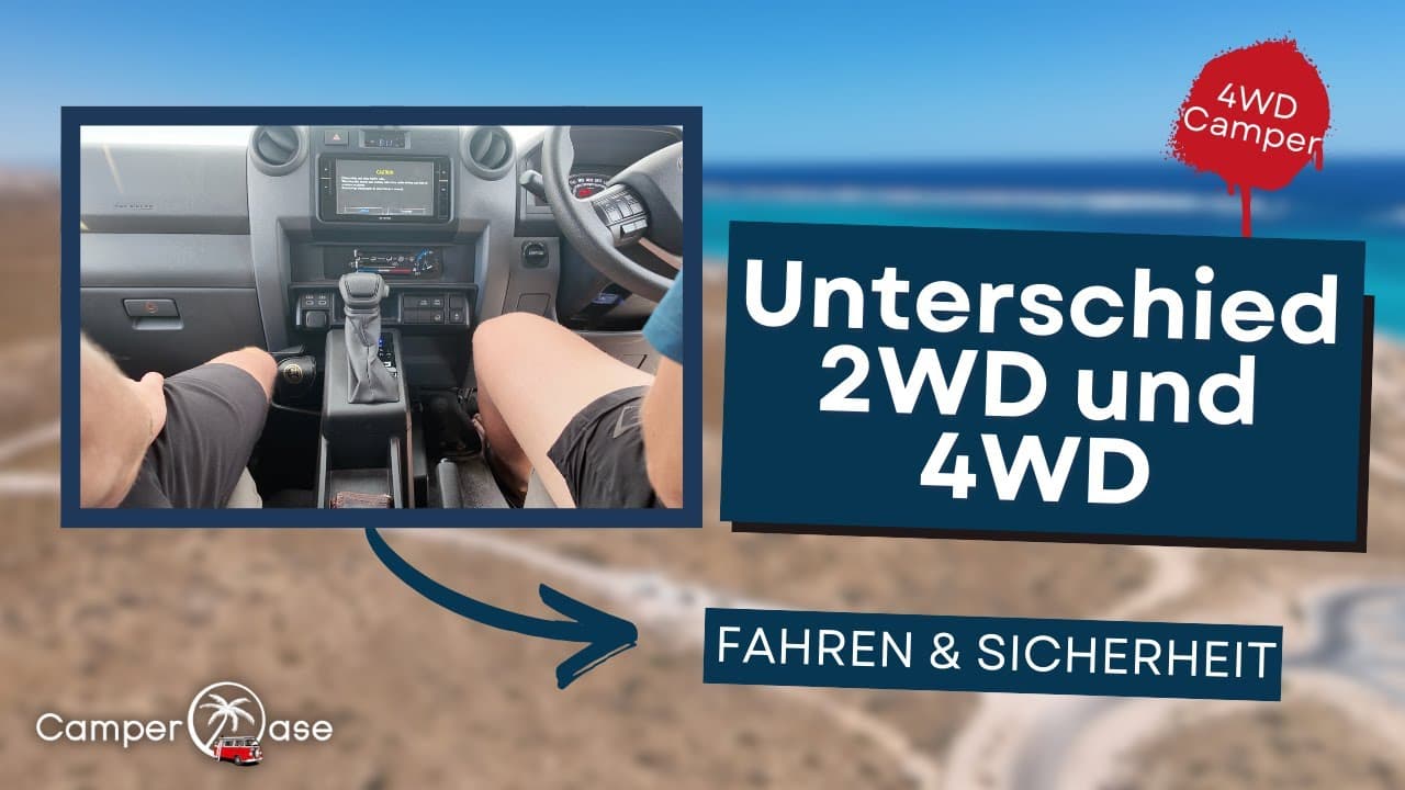 4WD High, Low & 2WD erklärt – So nutzt du den Allrad-Camper richtig I CamperOase