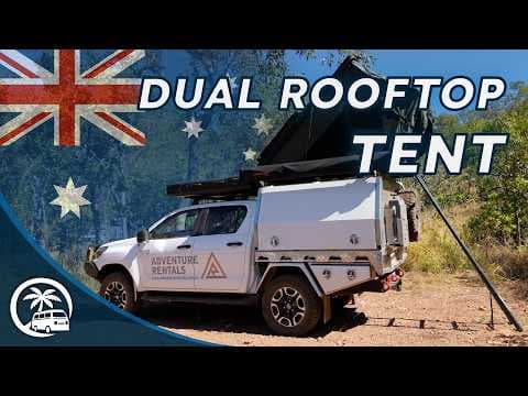 Campervorstellung Adventure Rentals Hilux mit Doppeldachzelt