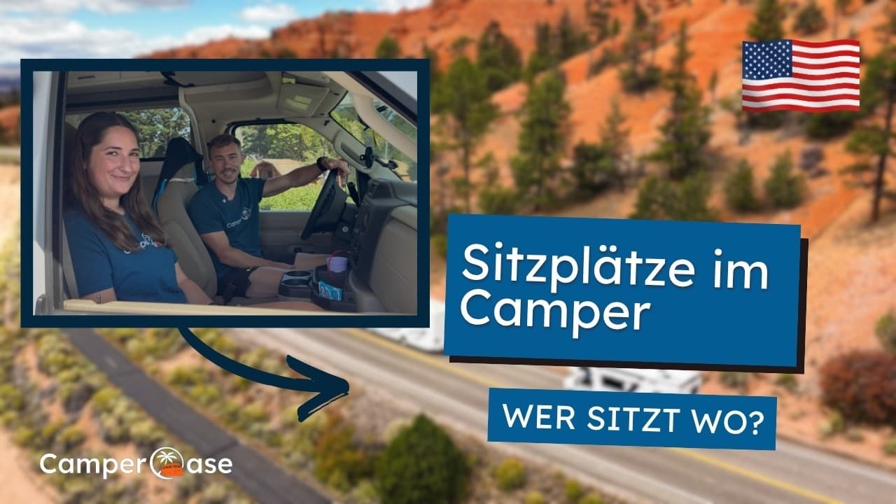 Sitzplätze im Camper in den USA I CamperOase