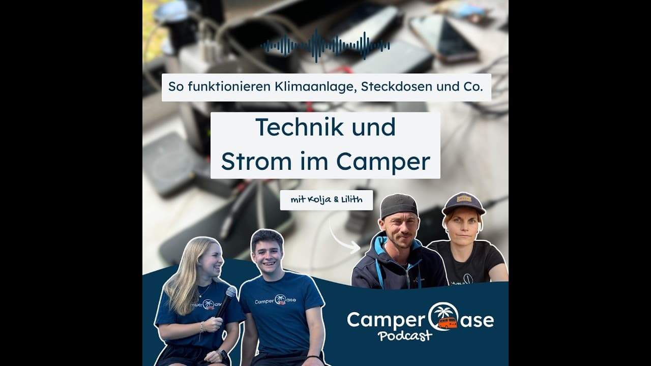 Camperalltag & Technik: Was du über die wichtigsten Geräte wissen musst I CamperOase Podcast