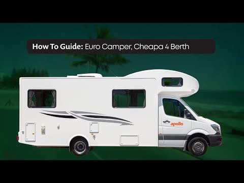 Apollo Motorhome Australien Euro Camper 4 Bett Wohnmobil How to Guide Video