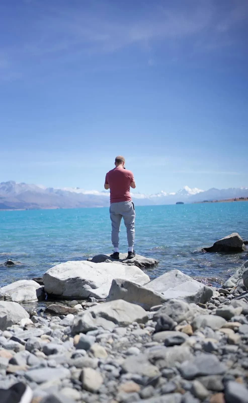 In Neuseeland fand ich vor allem Lake Pukaki (auf dem Bild zu sehen) und Lake Tekapo wunderschön