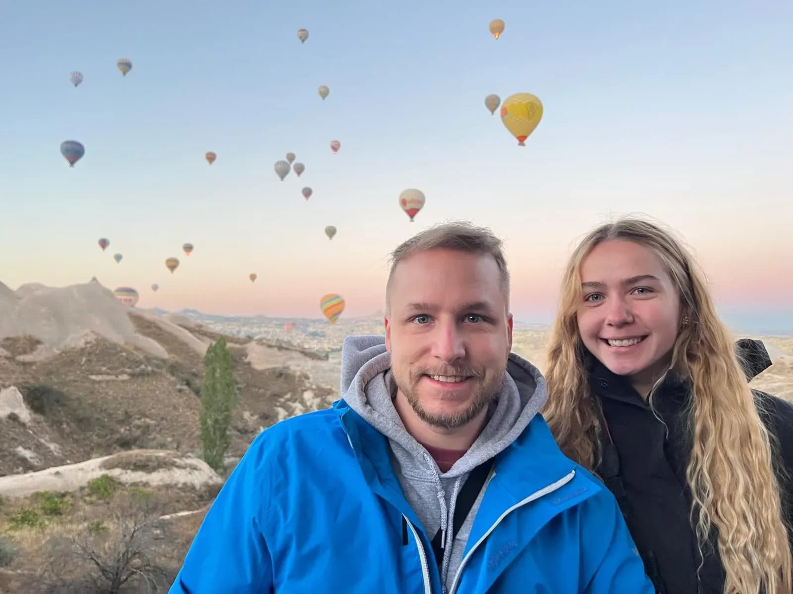 Auch den Traum einer Heißluftballonfahrt in der Türkei konnten wir uns erfüllen