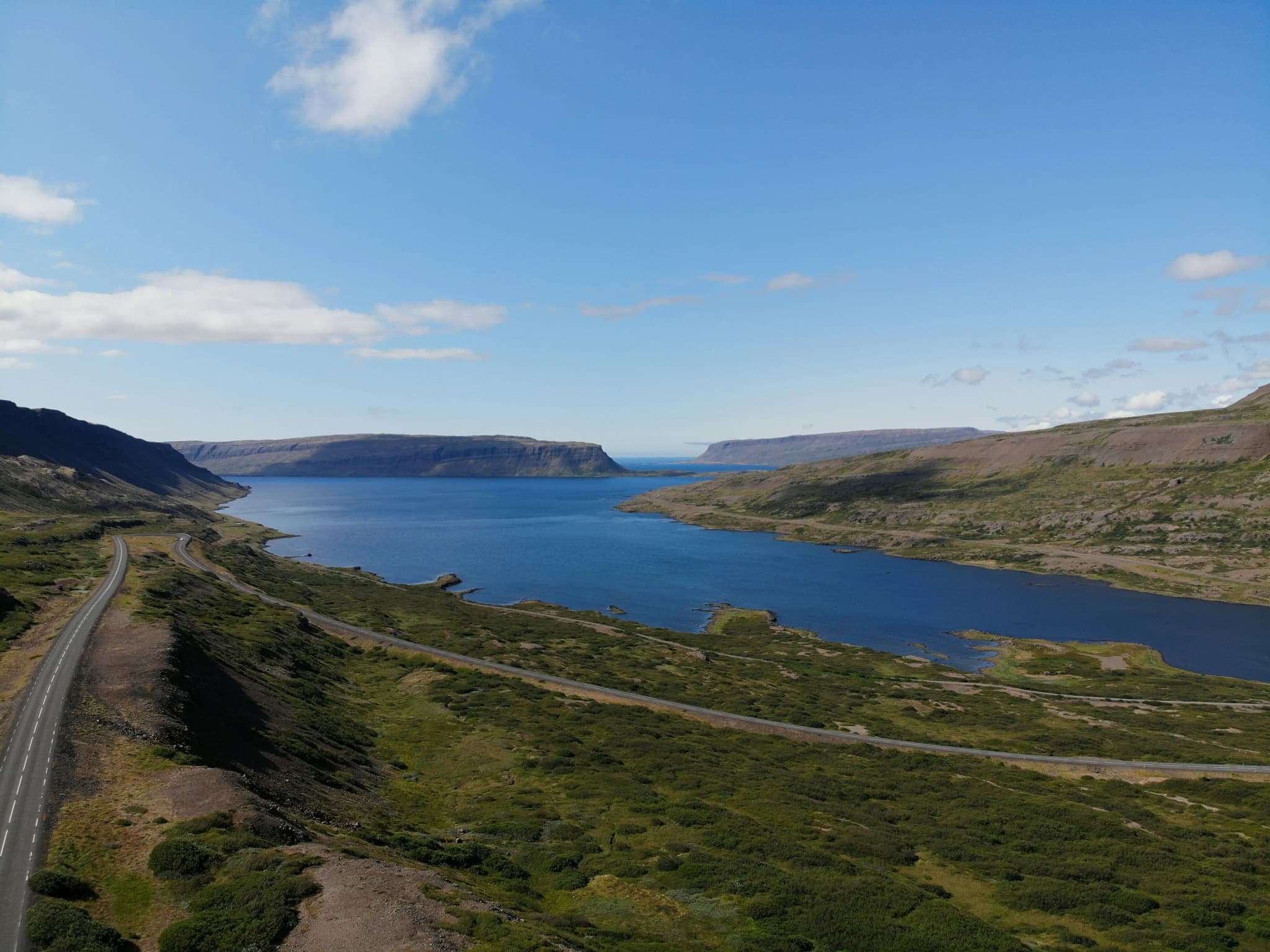 Einsame Straßen in den Westfjords