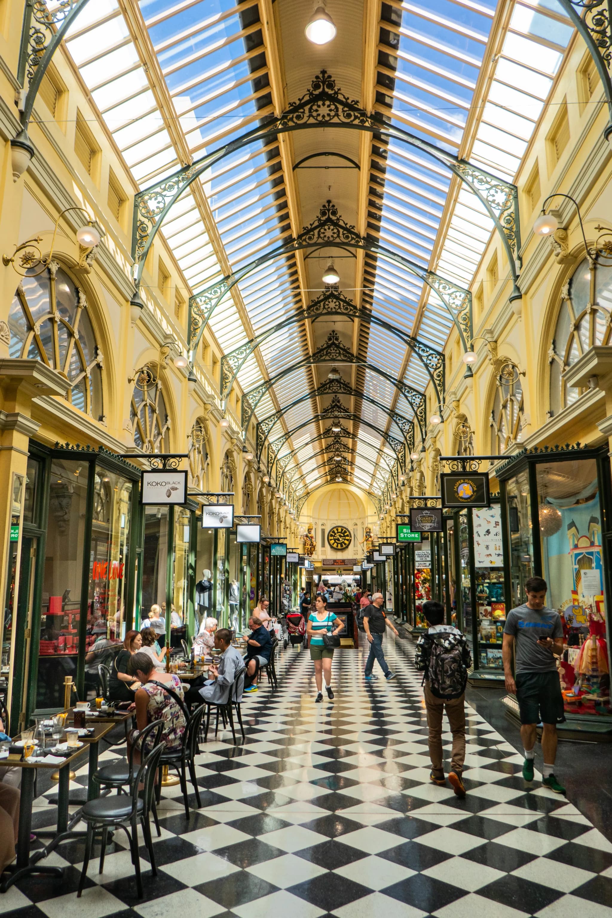 Melbournes Arkaden