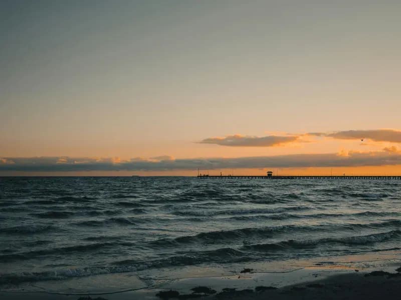 Sonnenuntergang am Strand