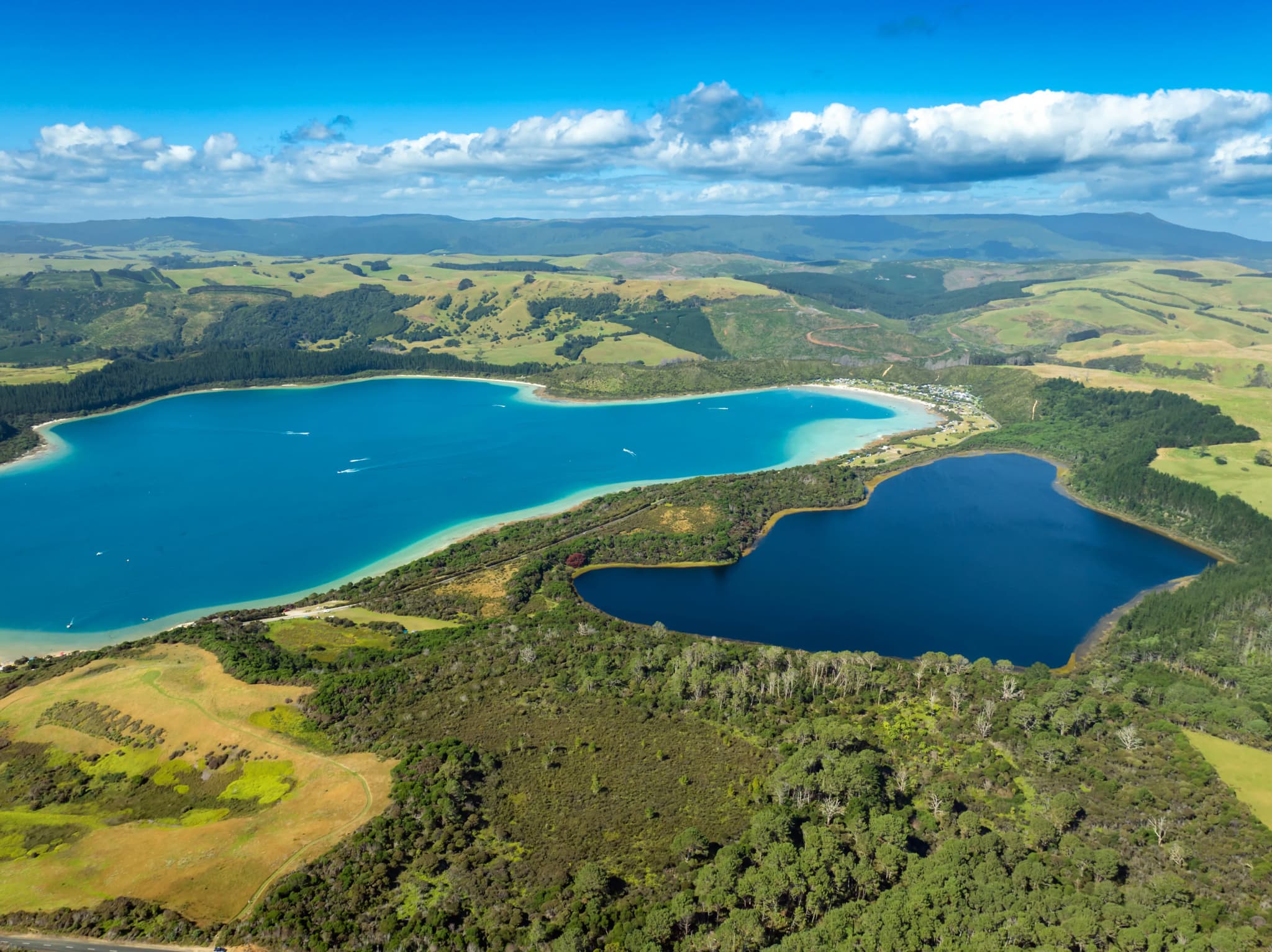 Kajakfahren auf den Kai Iwi Lakes
