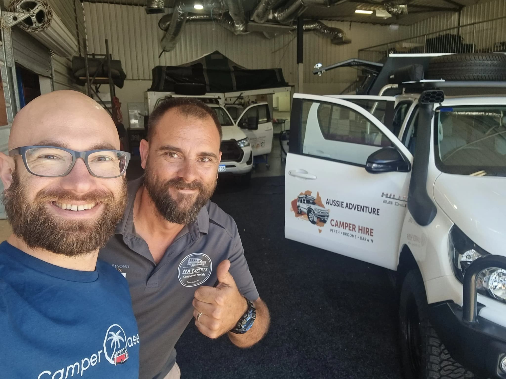 With Brendan in Perth at Broome&Beyond