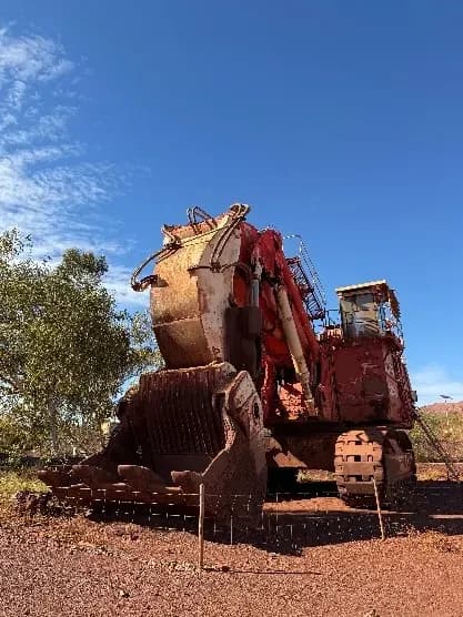Die Rio Tinto Mine in Tom Price ist ein wichtiger Ort für Westaustralien