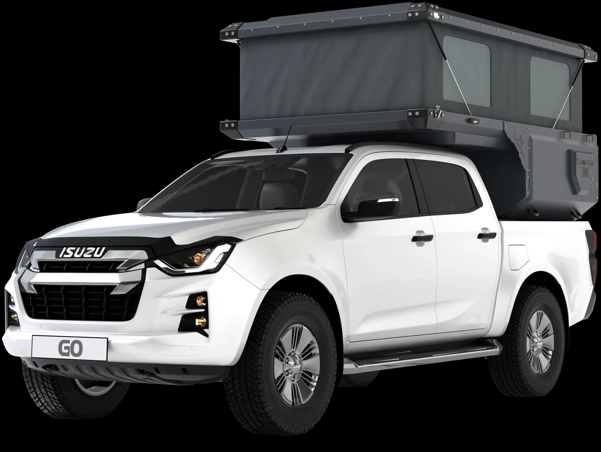 Miete den verlässlichen Allrad 4x4 Camper für bis zu 3 Personen von Go Campers in Island