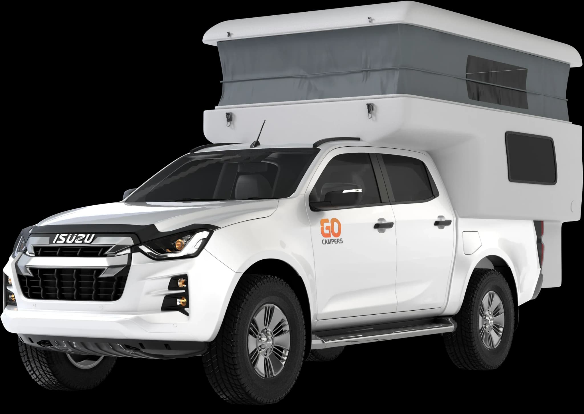 Miete den verlässlichen Allrad Go 4x4 PRO Camper für 2-4 Personen von Go Campers in Island
