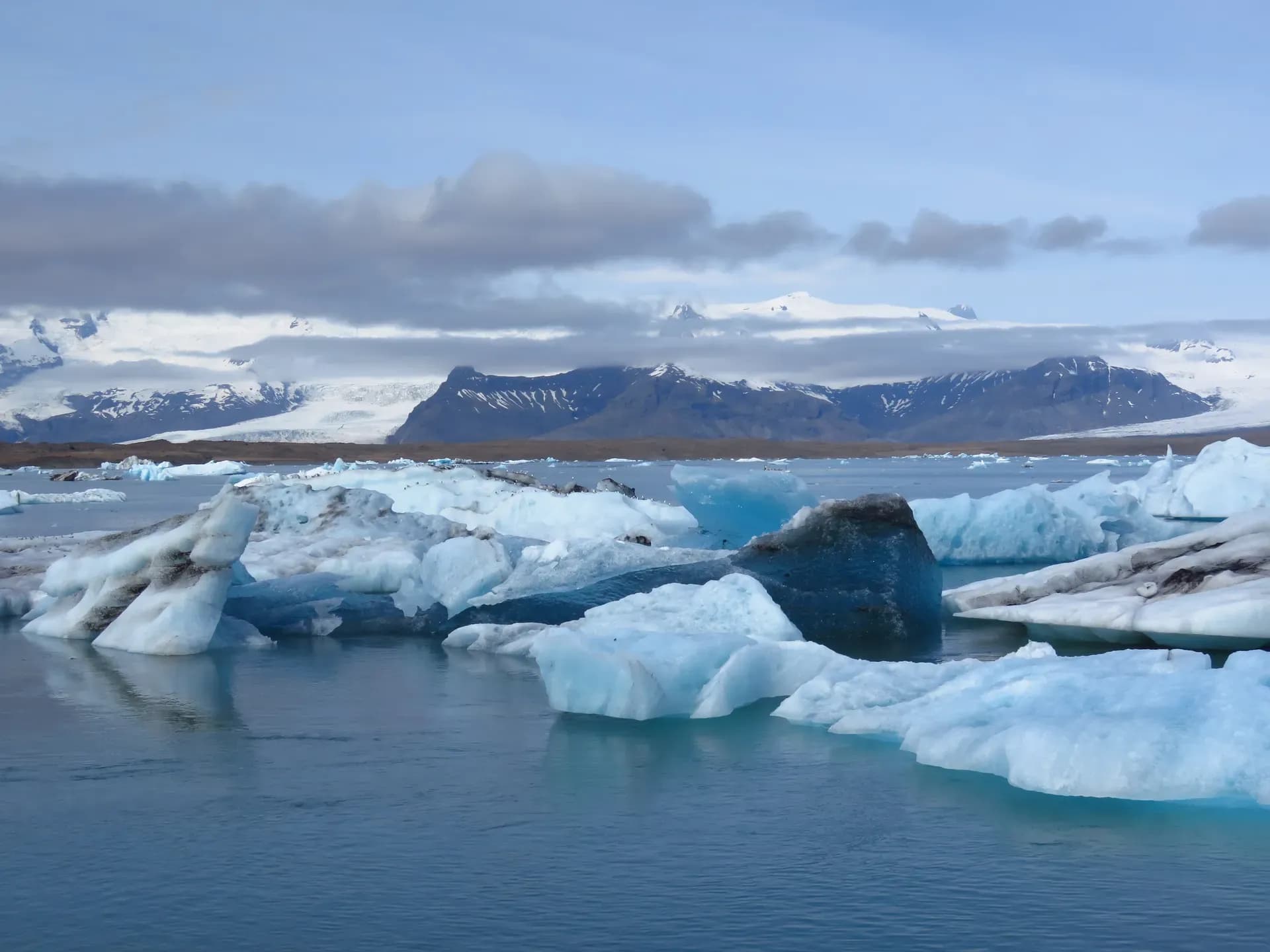 Gletscher, Lagune, Wasser, Eis, Berge