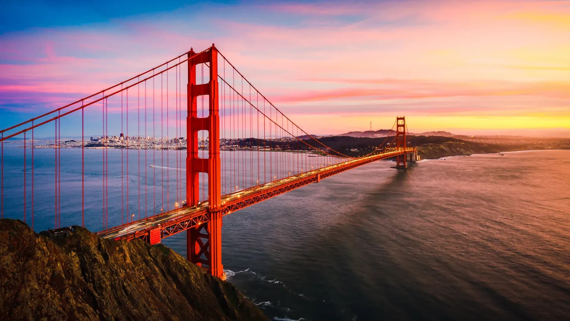 Golden Gate Brudge, USA Wohnmobil mieten, San Francisco