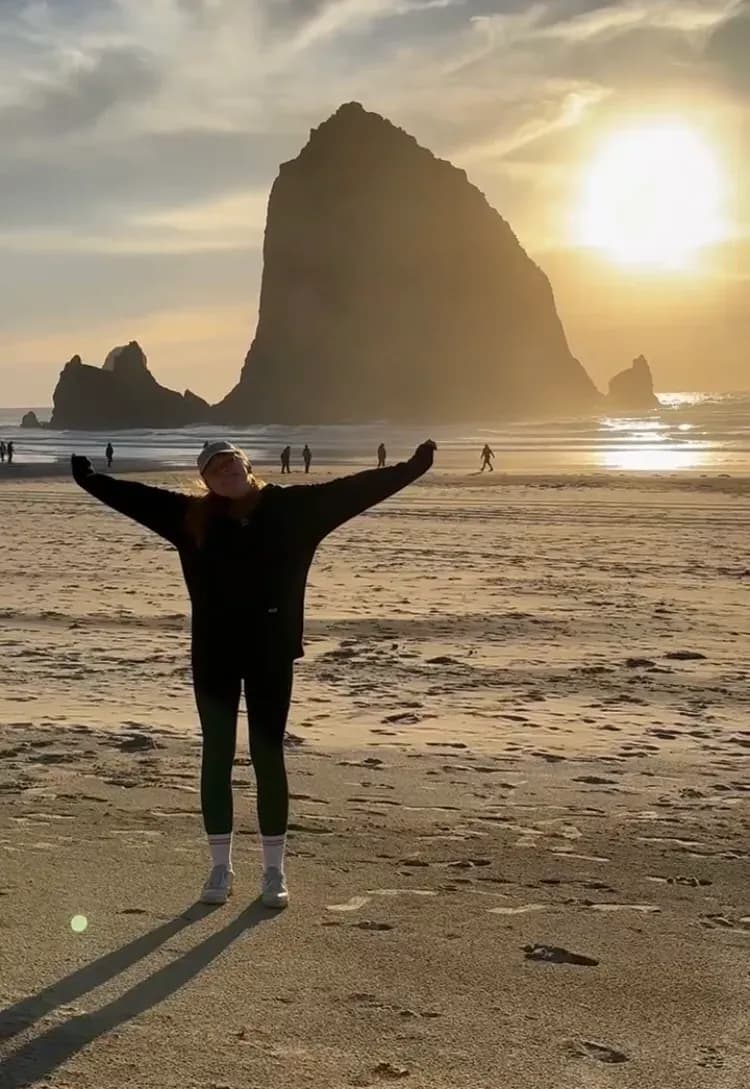 "Golden Hour" beim Haystack Rock an der wunderschönen Oregon Coast. 