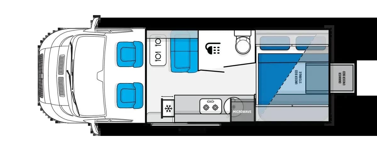 2 Bett Jayco Atlas