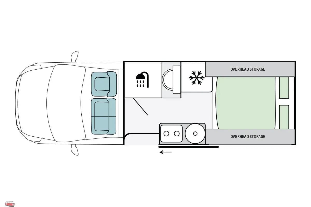 2 Bett Escape Campervan