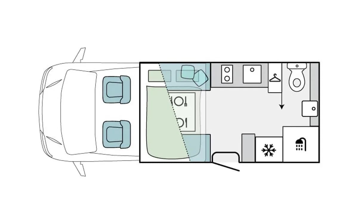 2 Bett Roamer Motorhome
