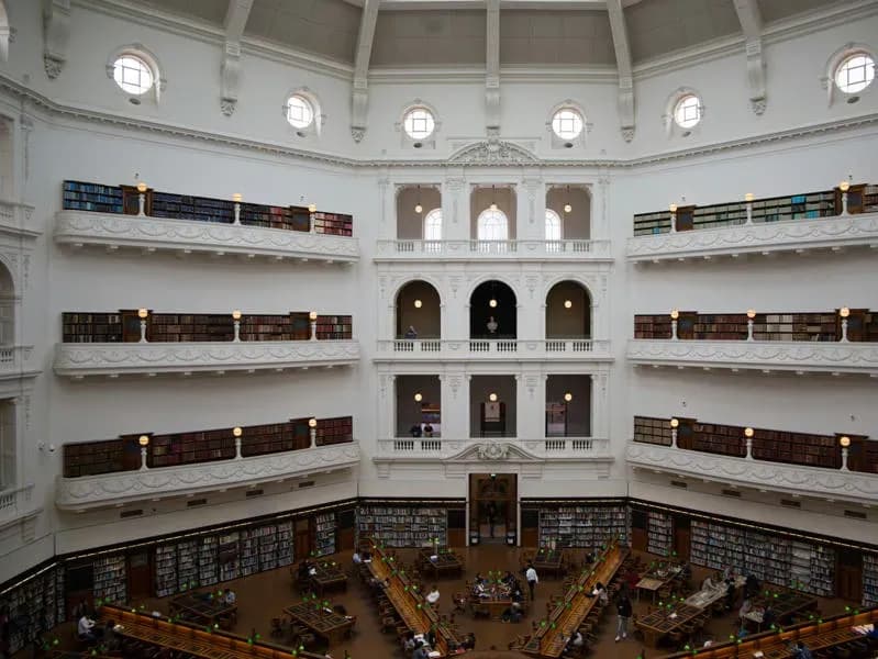 State Library of Victoria in Melbourne