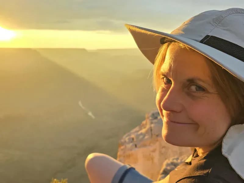 Ohne Sonnenschutz geht nichts am Grand Canyon
