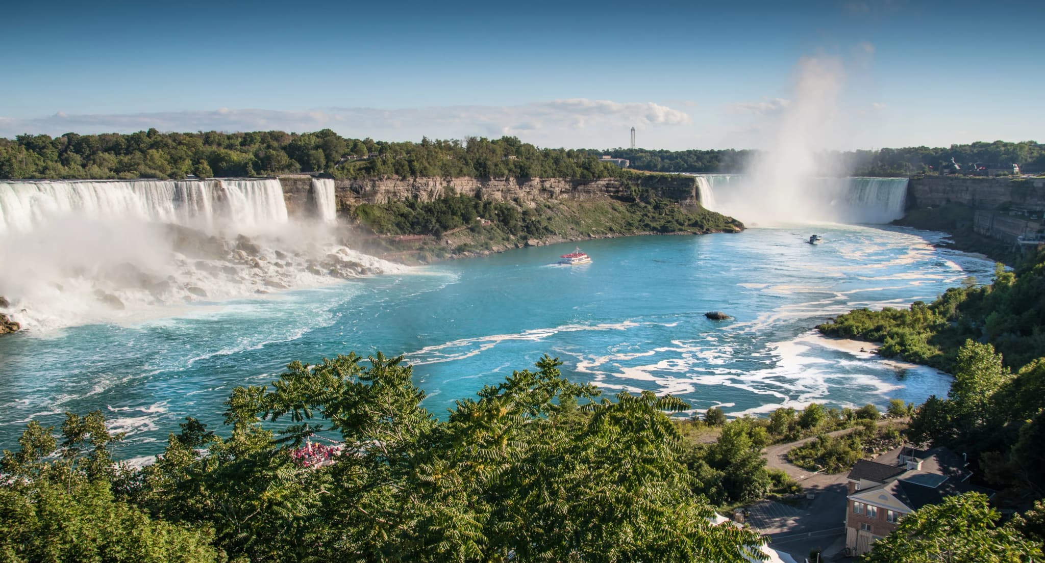 Die Niagarafälle sind sehr gut mit dem Camper von Toronto aus zu erreichen