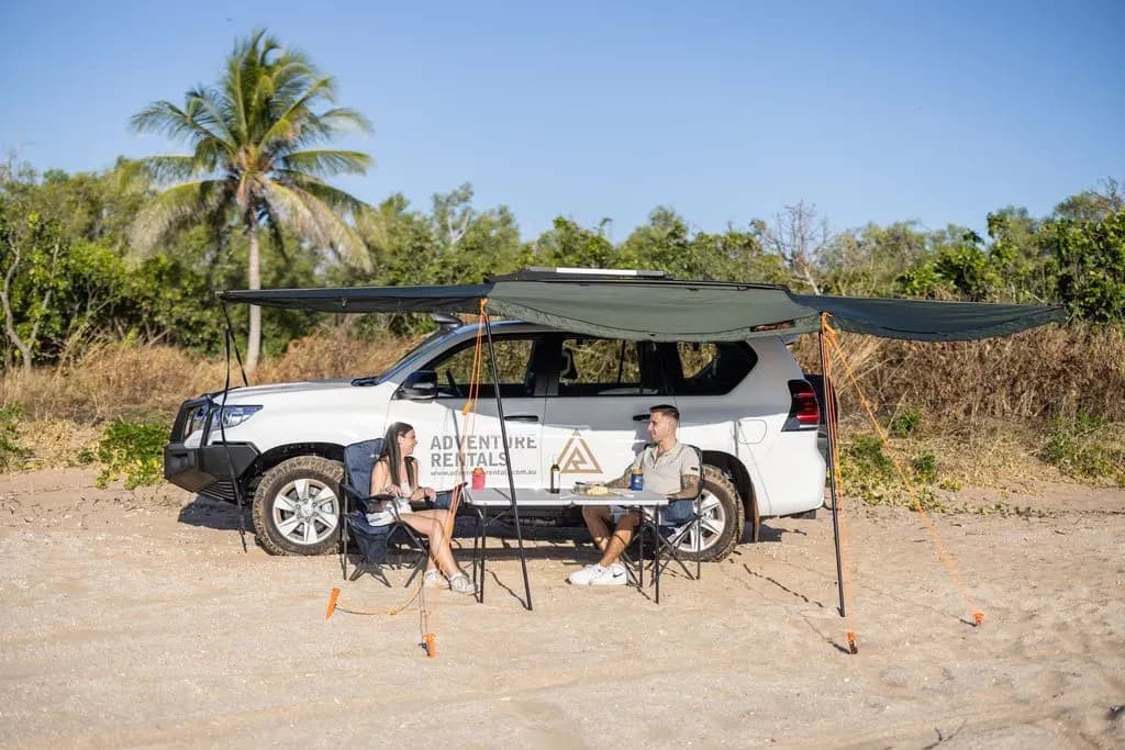Camper am Strand
