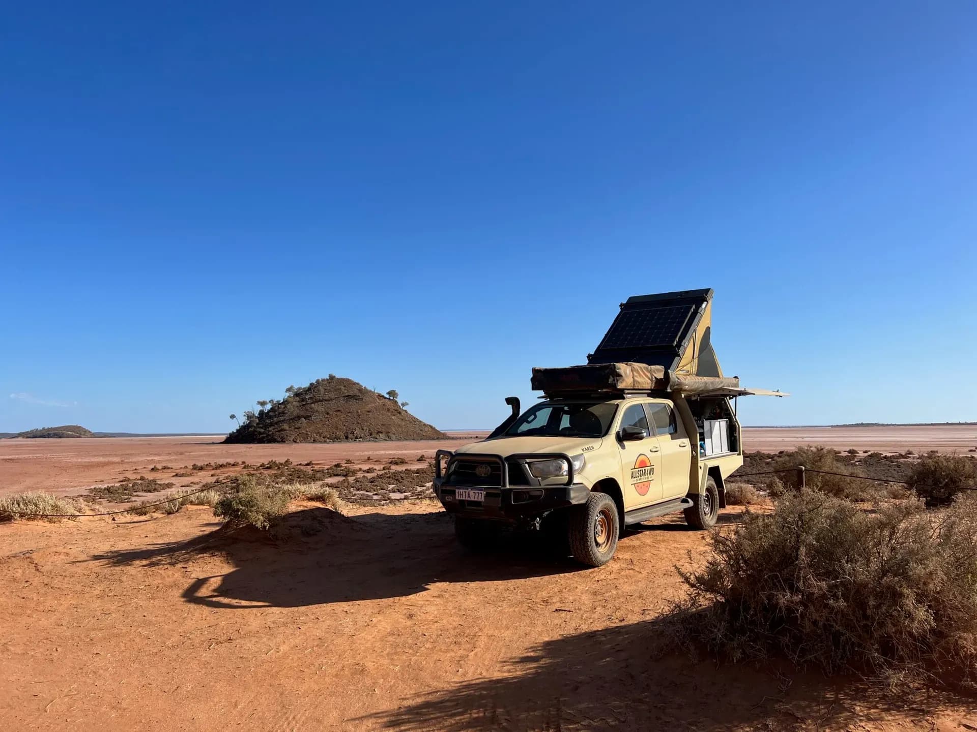 Australien, Allstar 4WD Camper Hire, Toyota Hilux, günstig mieten