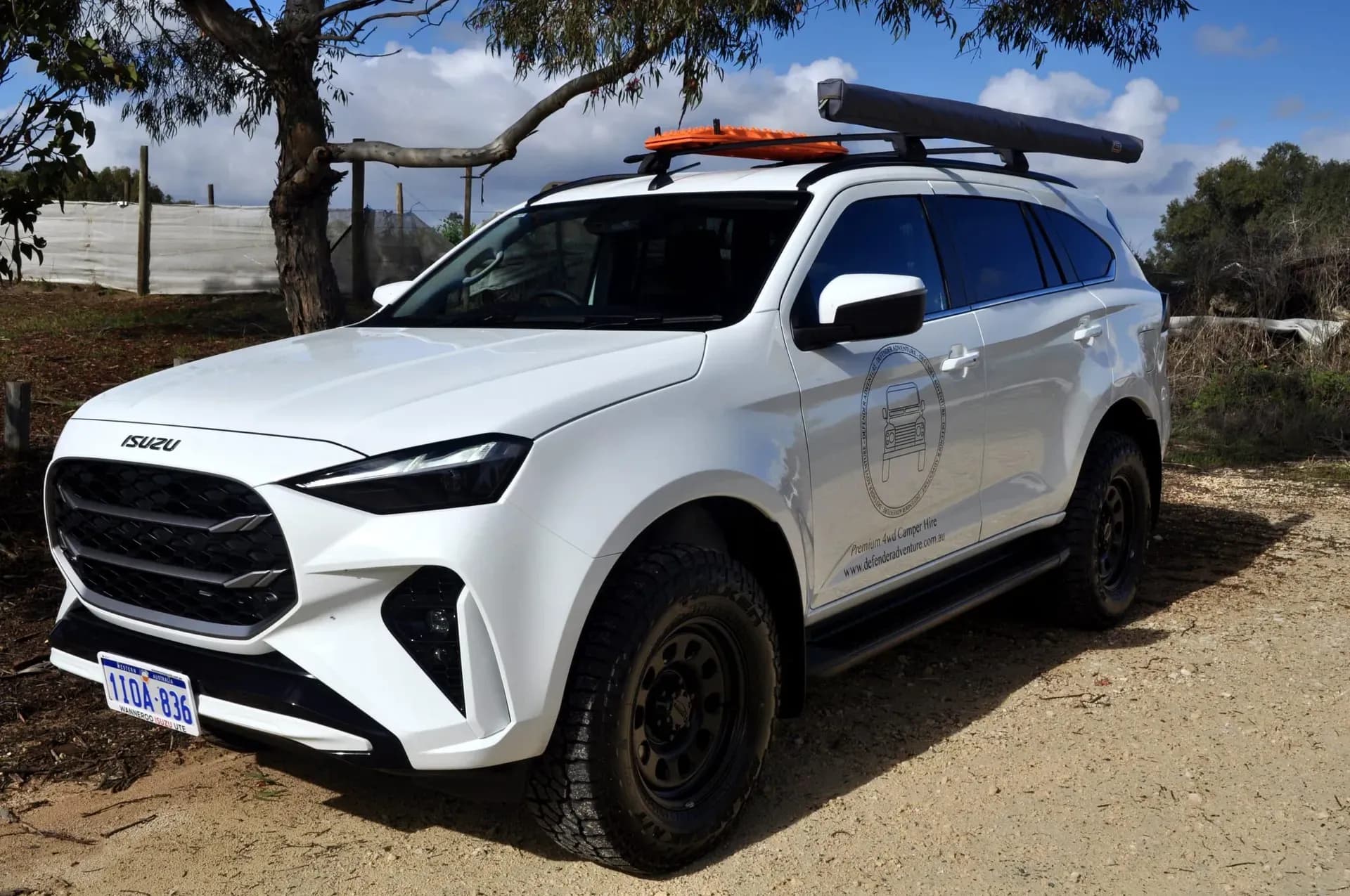 Australien, Defender Adventures, MU-X Explorer, Ansicht außen schräg vorne