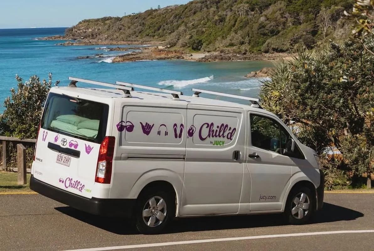 Australien, Jucy, Chill'd Malibu, Außenansicht