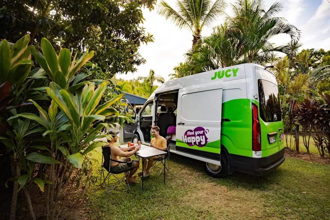 Australien, Sleepervan, Jucy, Coaster, Außenansicht, camping