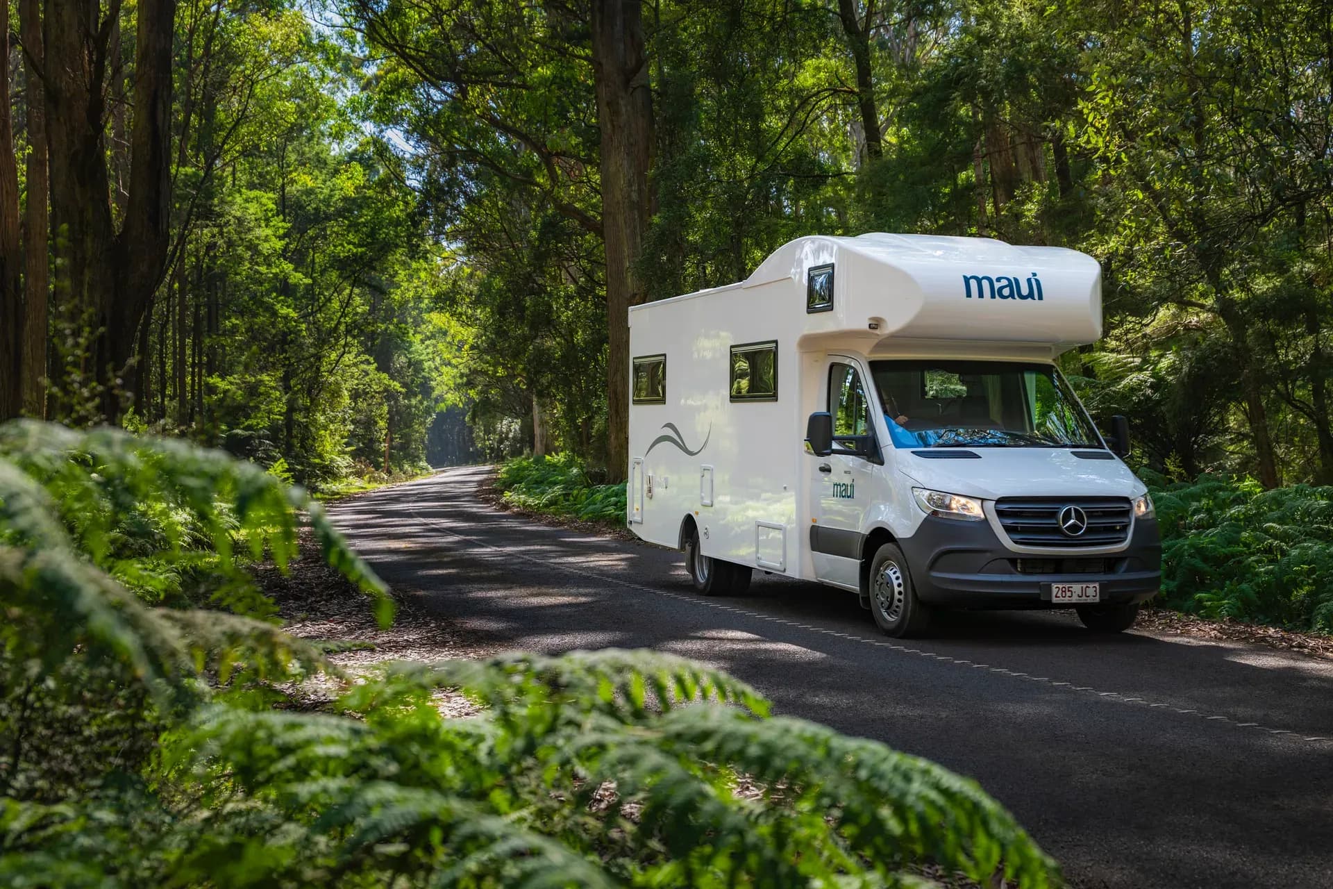 Australien, Maui Motorhomes, Maui River, Außenansicht seitlich