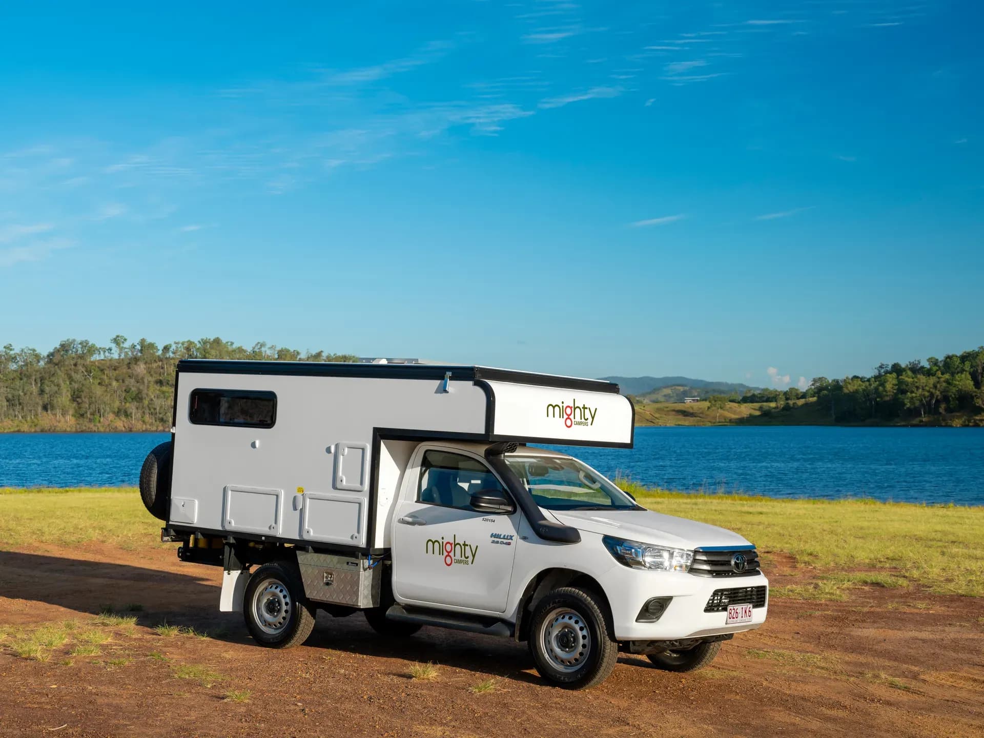 Australien, Mighty Campers, Mighty 4wd, außenansicht seitlich rechts