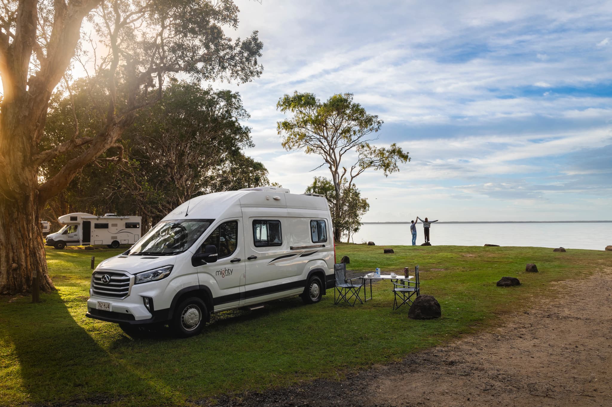 Australien, Mighty Campers, Highball, außen campground