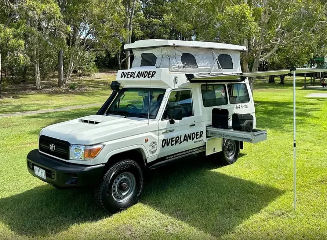 Australien, Overlander Adventures, Landcruiser 4x4, Frontansicht