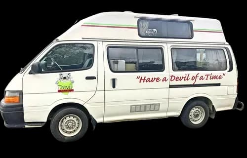 Australien, Tasmania Campers, HiTop Camper, Devil Finder, Außenansicht