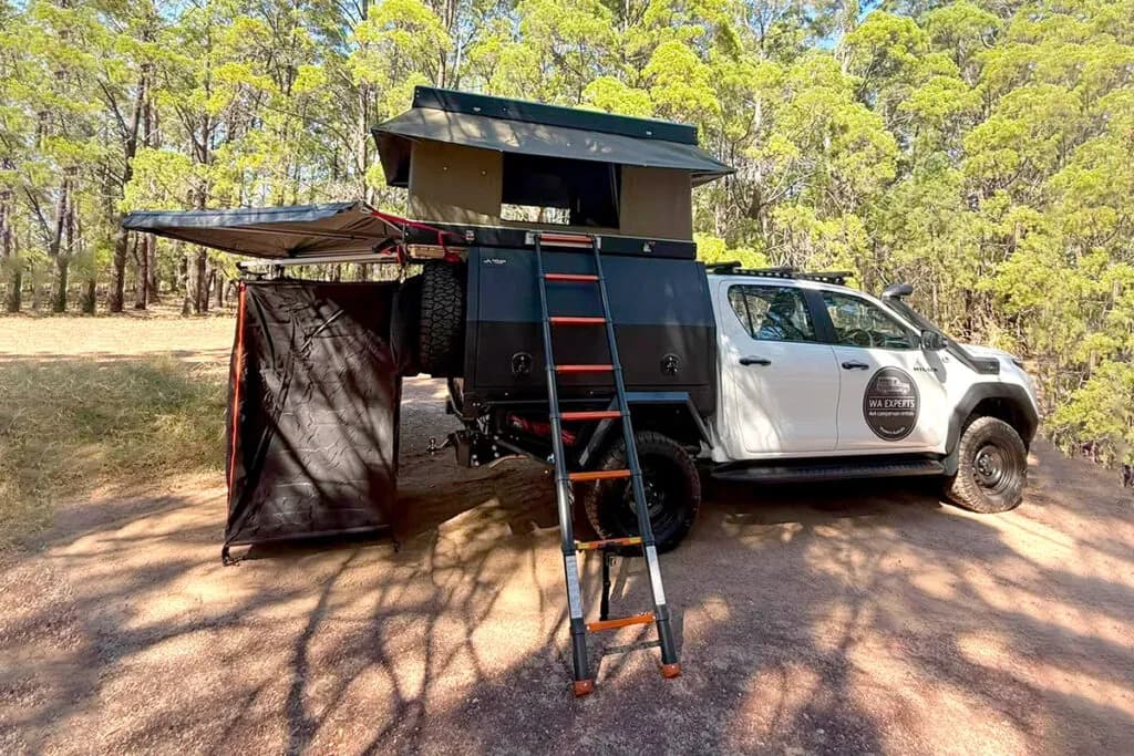 Australien, WA Experts, 4WD Single Rooftoptent, Seite