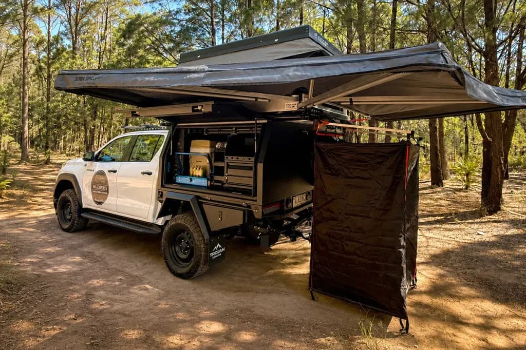 Den 4WD Single Rooftoptent von WA Experts günstig über die CamperOase in Australien mieten.