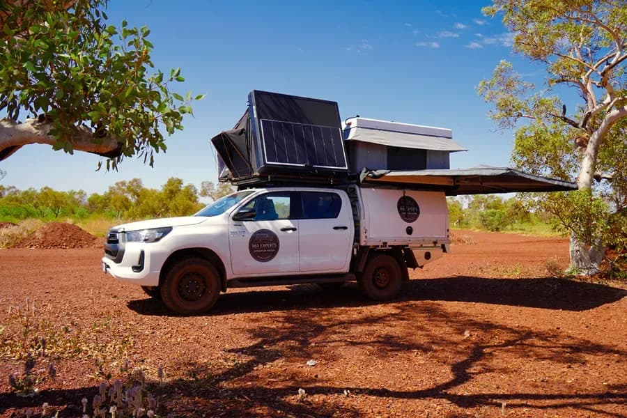 Australien, WA Experts, 4WD Toyota Hilux, zelt