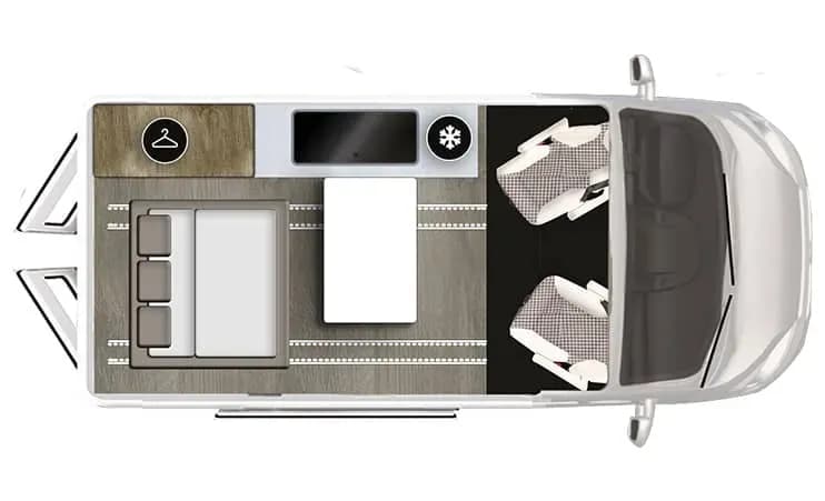 Deutschland, DRM, M4GC Greencamper, Grundriss
