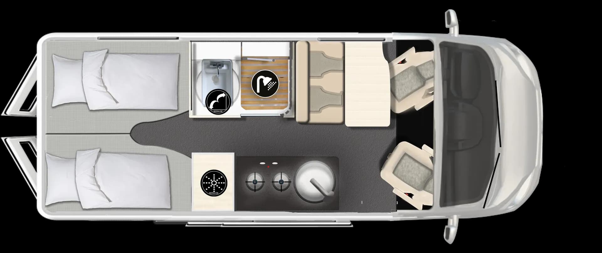 Deutschland, DRM, V3 Compact Tourer, Layout