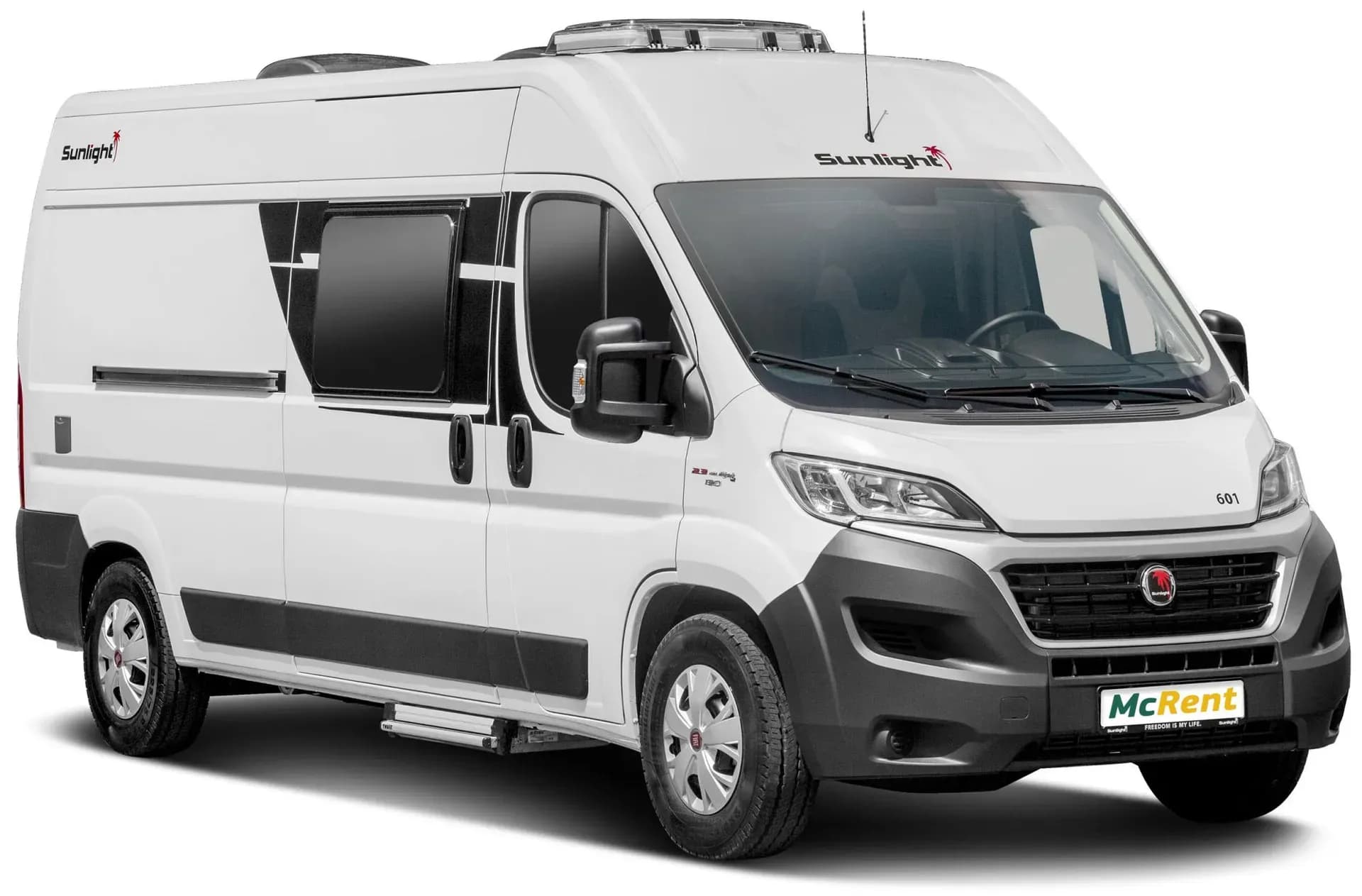 McRent, Urban Plus, Campervan, Deutschland, Außenansicht weiß, Wohnmobile günstig mieten