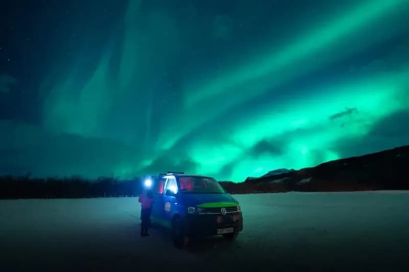Happy 4x4, Allrad, Happy Campers, Island, Aurora