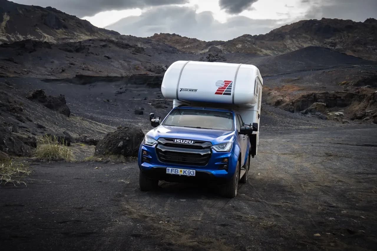 Island, Camper Iceland, 4x4 Tyr, Frontansicht
