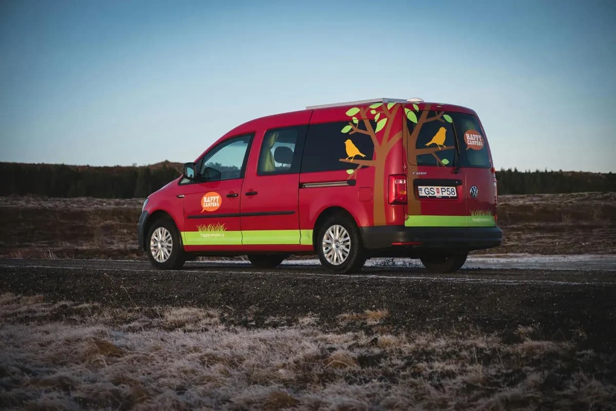 Happy 1 Auto Minicamper, mieten Island Roadtrip, Happy Campers