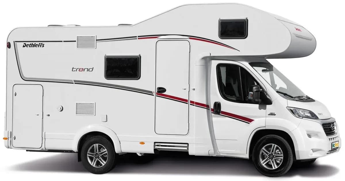 McRent, Family Plus, 6 Personen Premium Wohnmobil, Familienwohnmobil, Europa, Deutschland, Außenansicht weiß, Wohnmobile günstig mieten