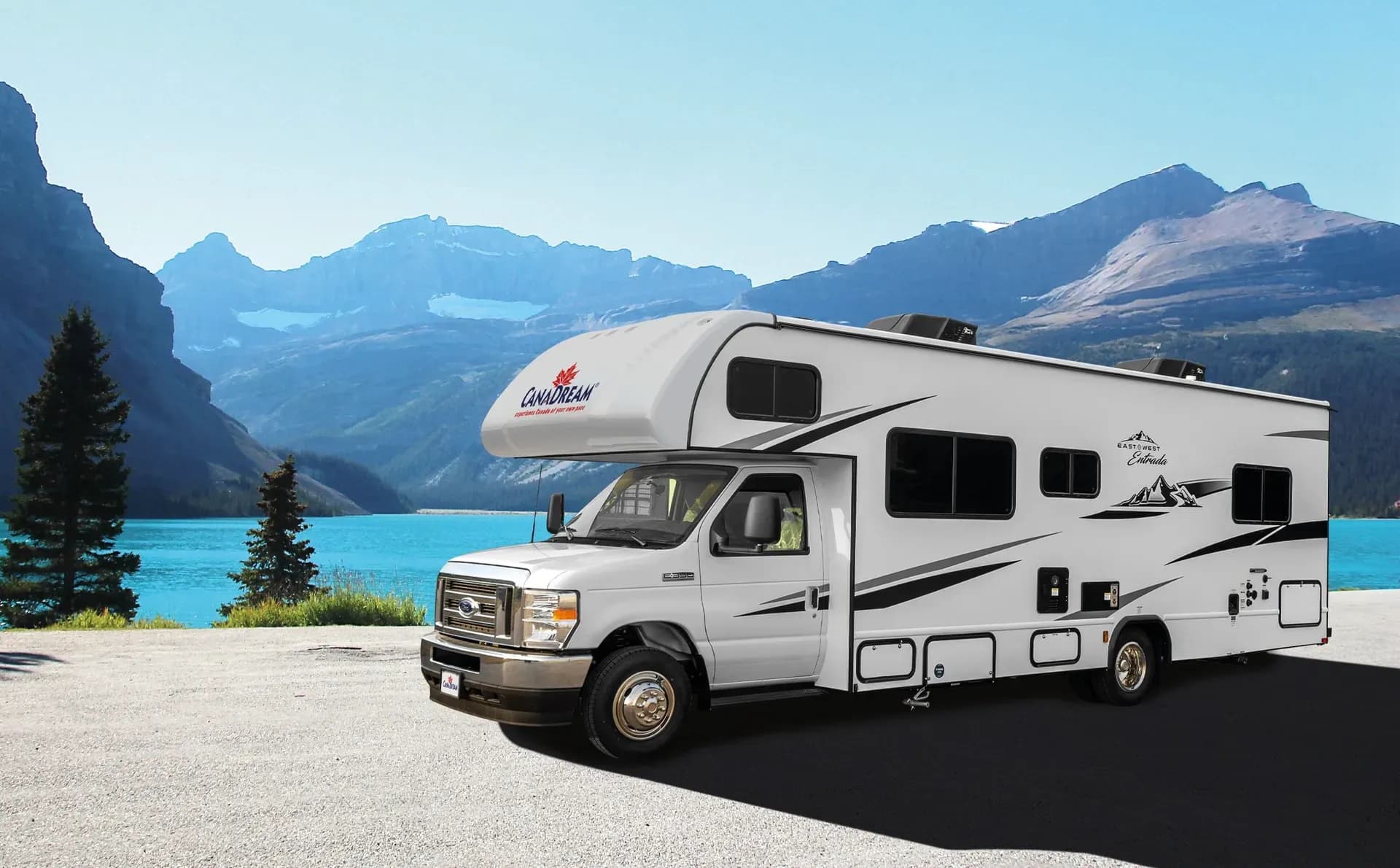 Kanada, CanaDreams, Large Motorhome, Seitliche Ansicht