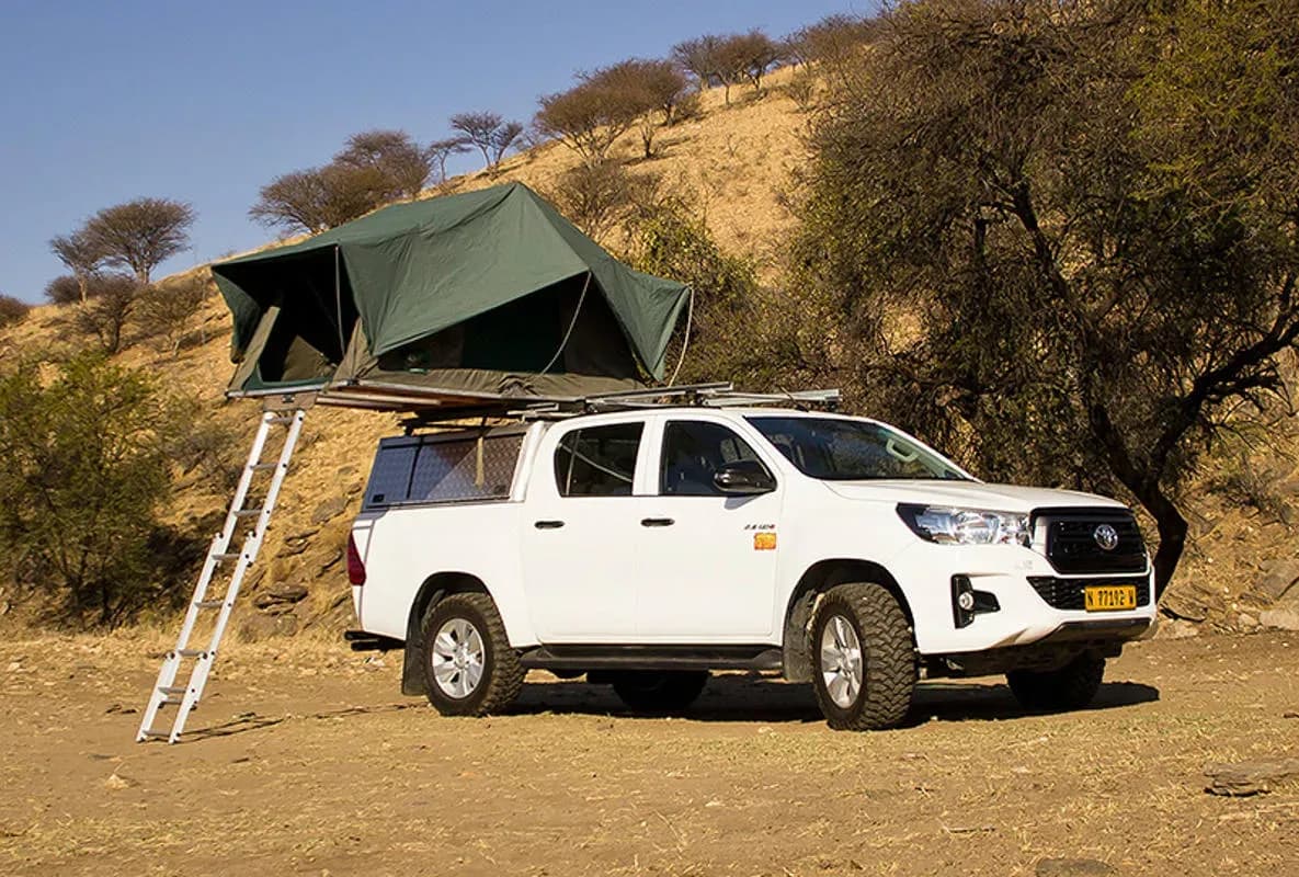 Namibia, Africa on Wheels, Toyota Hilux DC 2.4l, günstig mieten