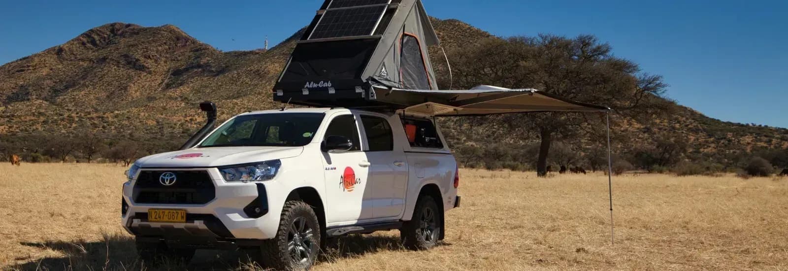 namibia, africar, luxus toyota hilux 2 pax, günstig mieten