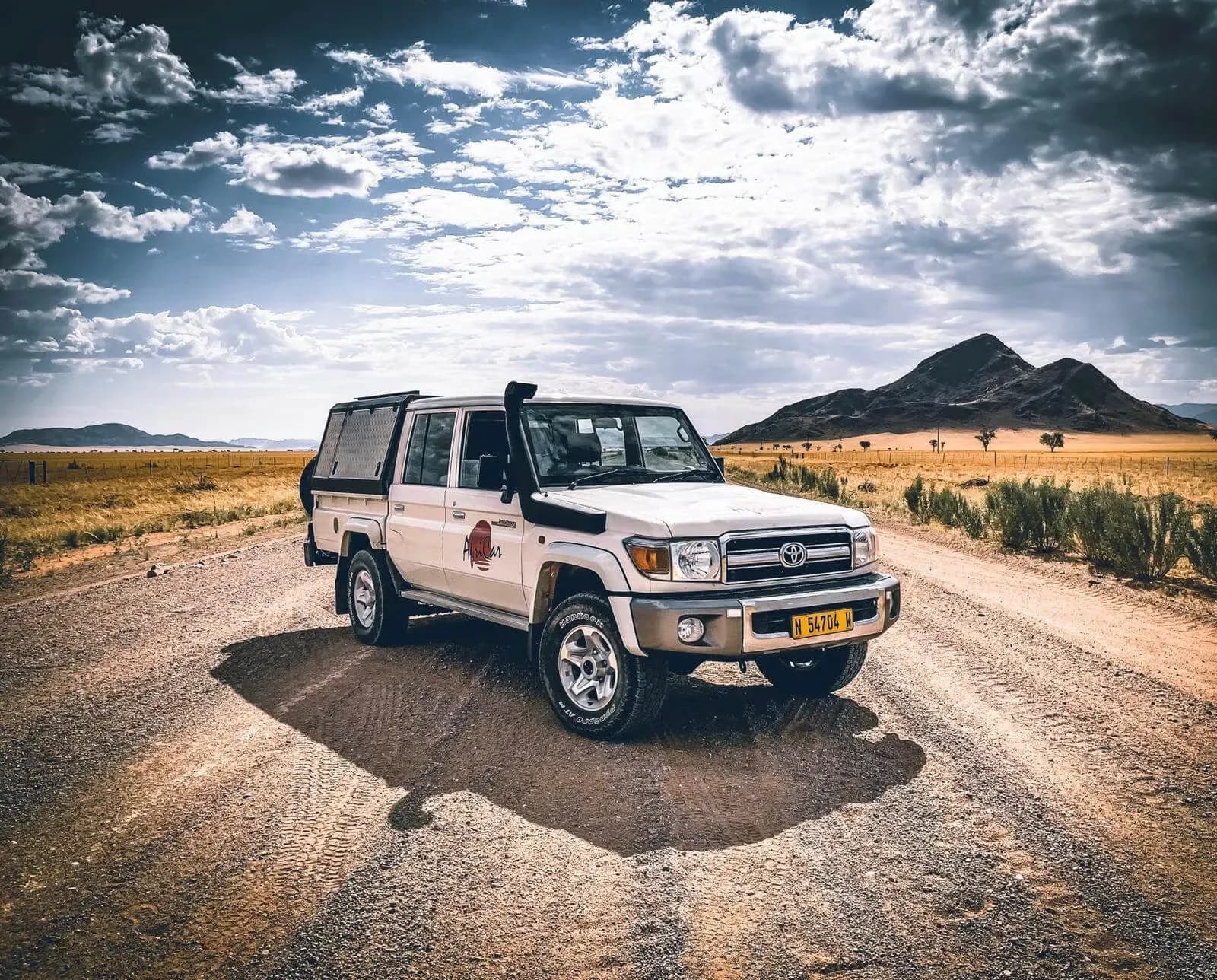 Namibia, AfriCar Car Hire, Toyota Landcruiser 4 Bett, Fahrzeug