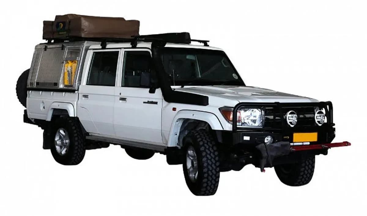 Namibia, Asco Car Hire, Budget VVV Landcruiser DC 4.2D, RTT closed